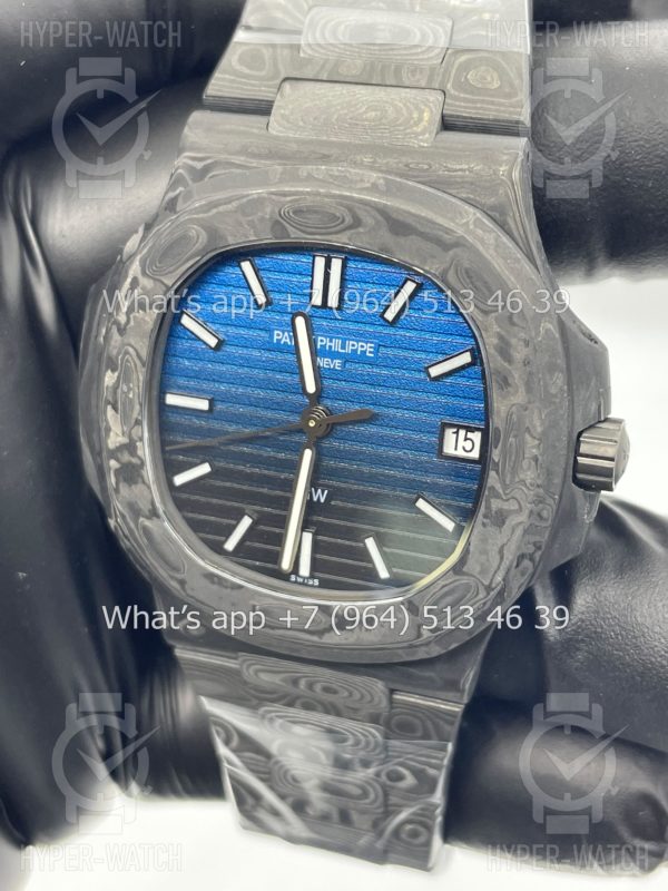 Фото 7 - Patek Philippe Nautilus 40mm 5711 DiW Carbon "BLUE GRAIL"