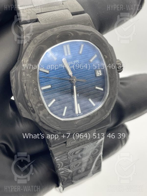 Фото 11 - Patek Philippe Nautilus 40mm 5711 DiW Carbon "BLUE GRAIL"