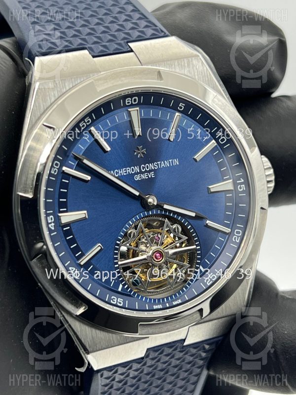 Фото 5 - Vacheron Constantin Overseas Tourbillon 42mm 6000V/110A-B544 Blue