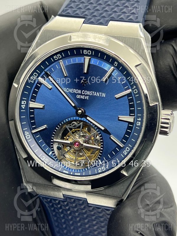 Фото 8 - Vacheron Constantin Overseas Tourbillon 42mm 6000V/110A-B544 Blue