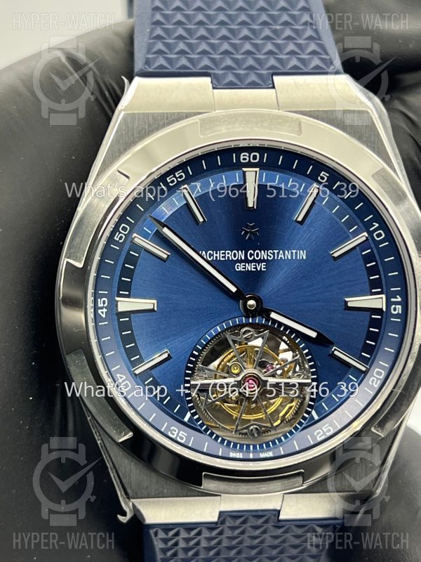 Фото 9 - Vacheron Constantin Overseas Tourbillon 42mm 6000V/110A-B544 Blue