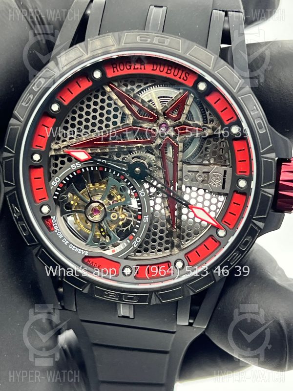 Фото 3 - Roger Dubuis Excalibur 39mm Spider Pirelli RDDBEX0817