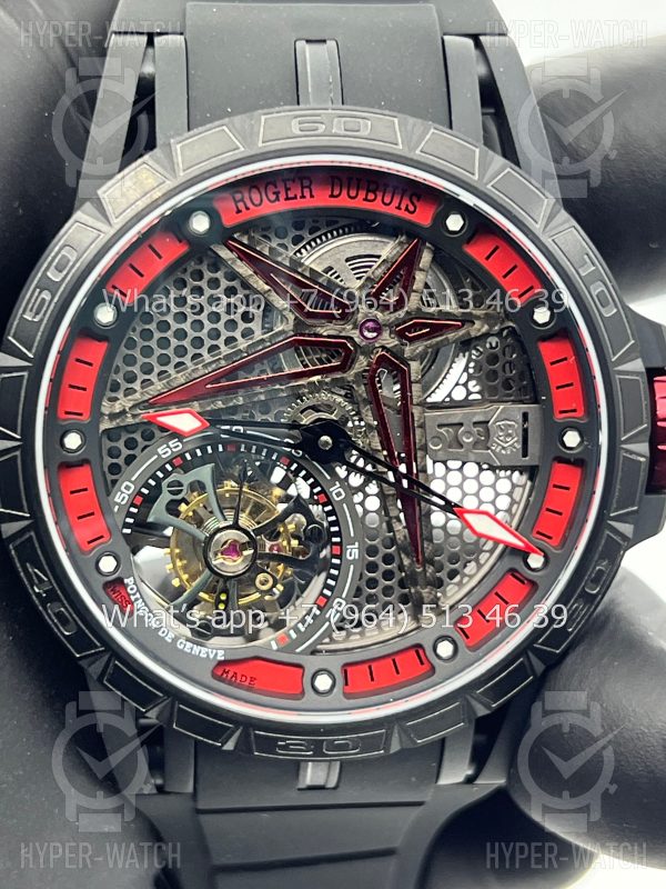 Фото 6 - Roger Dubuis Excalibur 39mm Spider Pirelli RDDBEX0817