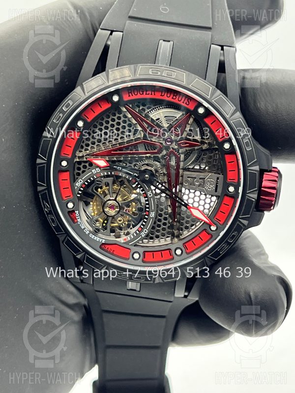 Фото 7 - Roger Dubuis Excalibur 39mm Spider Pirelli RDDBEX0817