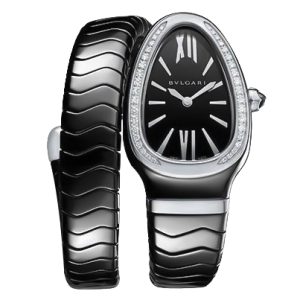 Фото 57 - Bvlgari Serpenti Spiga 35mm Black Ceramic