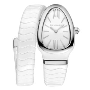 Фото 58 - Bvlgari Serpenti Spiga 35mm White Ceramic