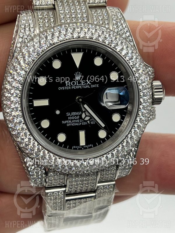 Фото 2 - Rolex Submariner 40mm 116610LN Full Pave