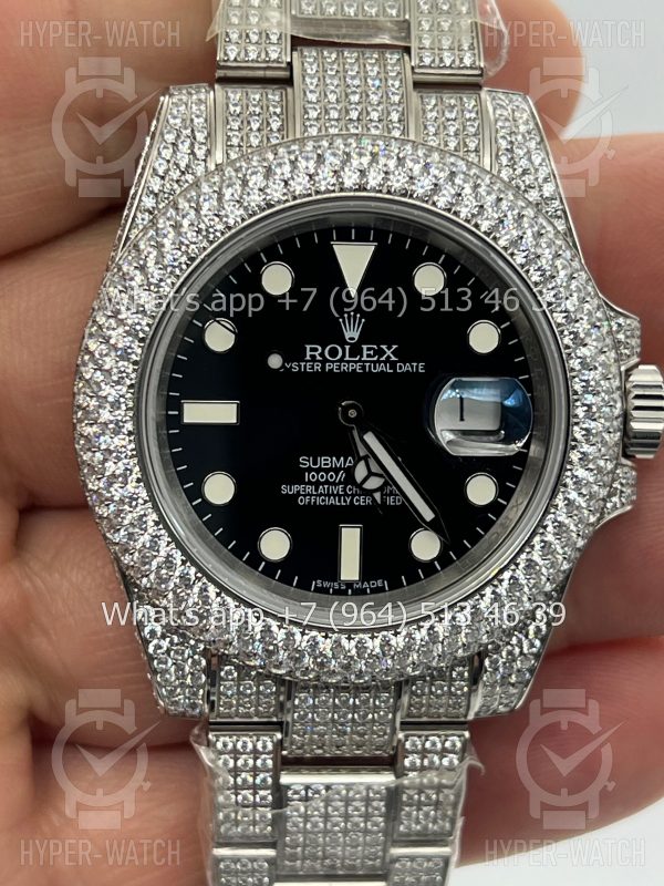 Фото 7 - Rolex Submariner 40mm 116610LN Full Pave