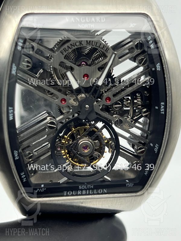 Фото 11 - Franck Muller Vanguard V 45 Skeleton Tourbillon T SQT BR (NR) 5N SK BLK