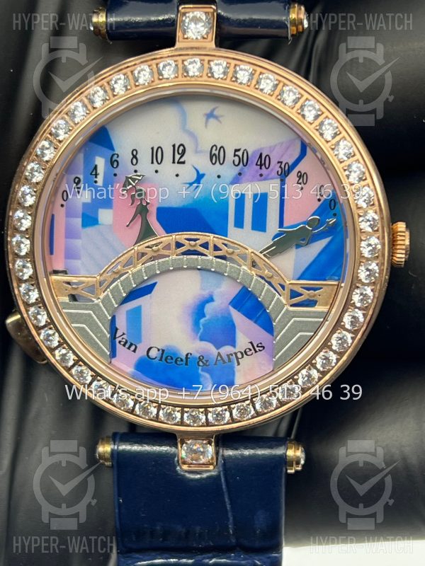 Фото 2 - Van Cleef & Arpels Poetic Complication Lady Arpels Pont des Amoureux 38mm VCARO8TZ00