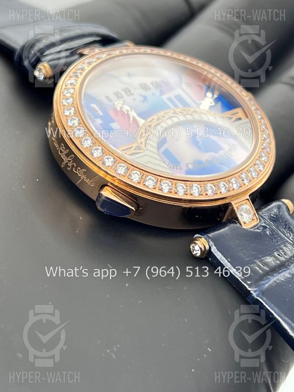 Фото 3 - Van Cleef & Arpels Poetic Complication Lady Arpels Pont des Amoureux 38mm VCARO8TZ00