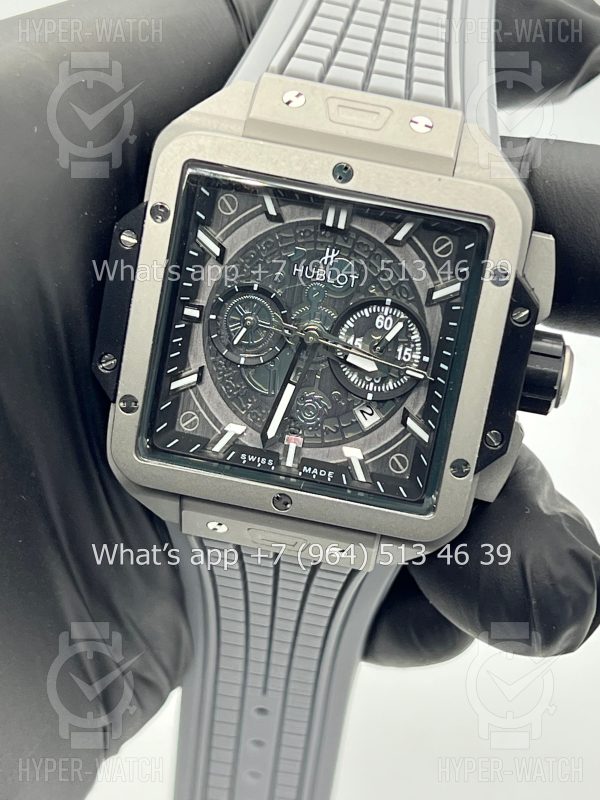 Фото 6 - Hublot Square Bang Unico 42mm Art 6074