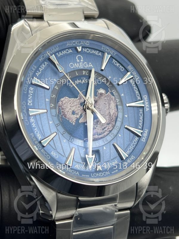 Фото 7 - Omega Seamaster Aqua Terra 150M 220.10.43.22.03.002 Worldtimer