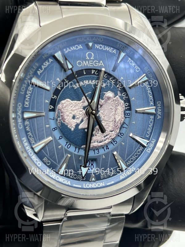 Фото 8 - Omega Seamaster Aqua Terra 150M 220.10.43.22.03.002 Worldtimer