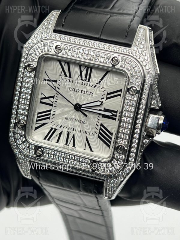 Фото 3 - Cartier Santos 100 40mm Art 6283