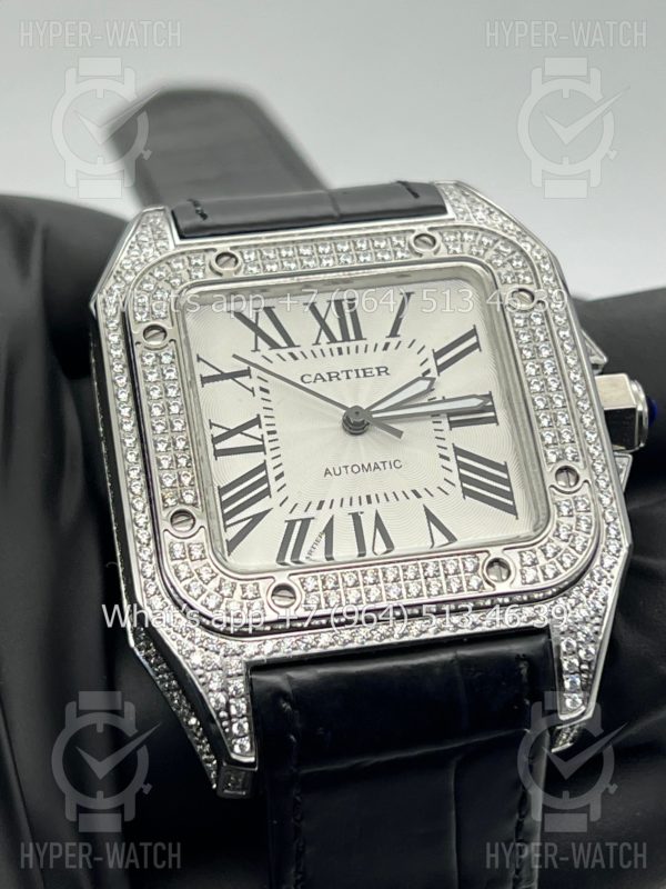 Фото 4 - Cartier Santos 100 40mm Art 6283