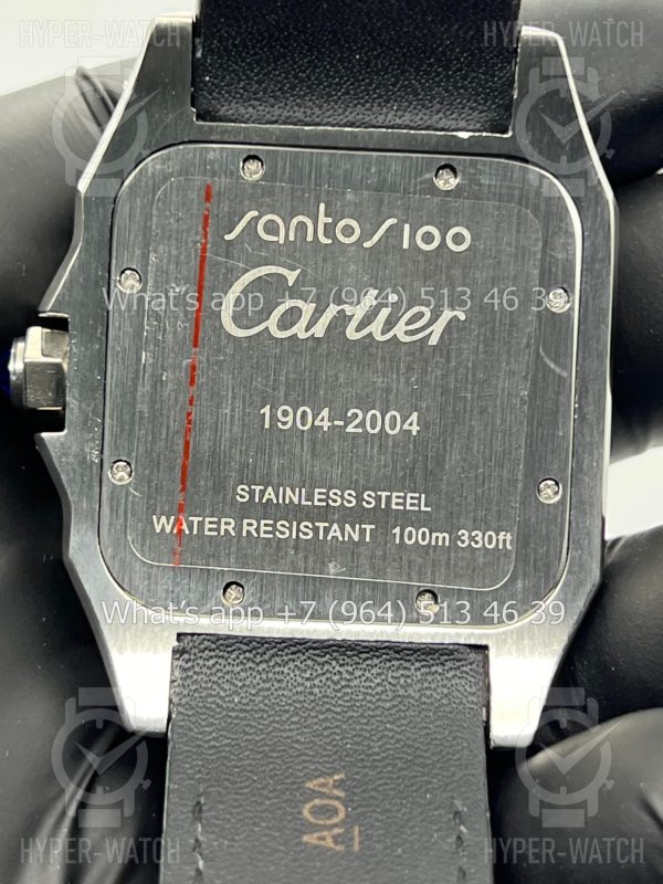 Фото 9 - Cartier Santos 100 40mm Art 6283