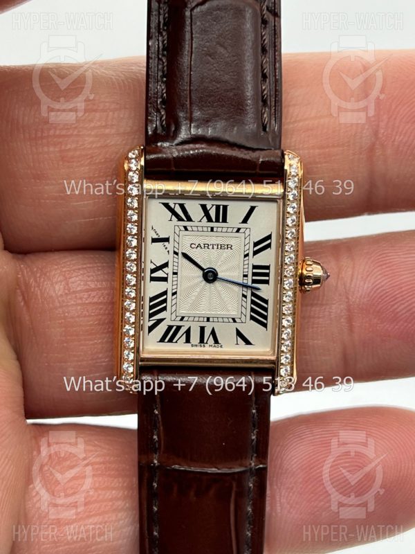 Фото 4 - Cartier Tank 22,5mm Diamond