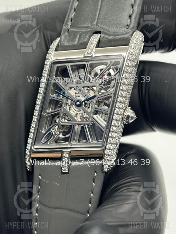 Фото 6 - Cartier Prive Tank Asymetrique Skeleton