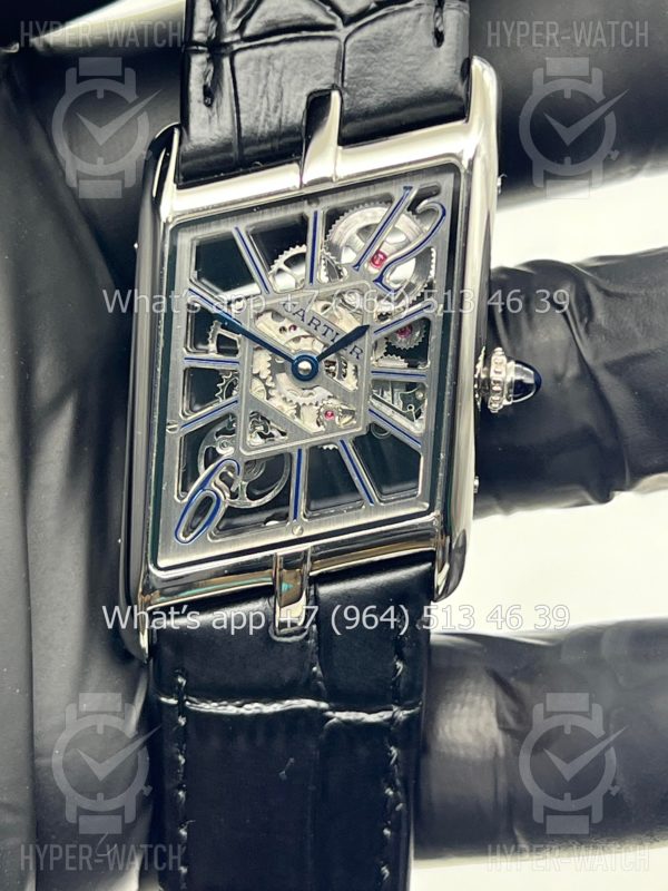 Фото 2 - Cartier Prive Tank Asymetrique Skeleton Black