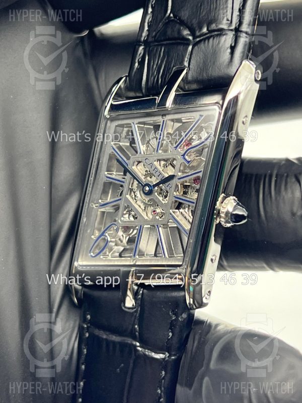 Фото 3 - Cartier Prive Tank Asymetrique Skeleton Black