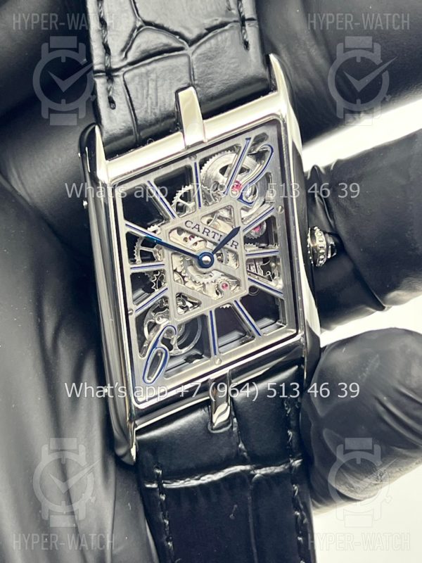 Фото 6 - Cartier Prive Tank Asymetrique Skeleton Black