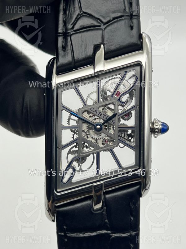 Фото 7 - Cartier Prive Tank Asymetrique Skeleton Black