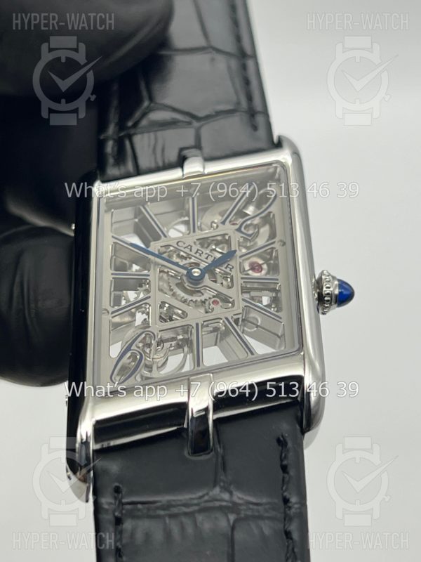 Фото 8 - Cartier Prive Tank Asymetrique Skeleton Black