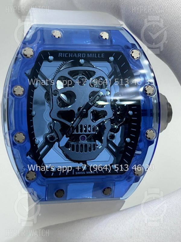 Фото 4 - Richard Mille RM 052 Skull Tourbillon Blue Sapphire