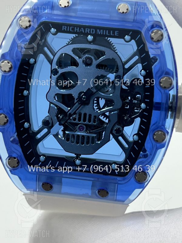 Фото 5 - Richard Mille RM 052 Skull Tourbillon Blue Sapphire