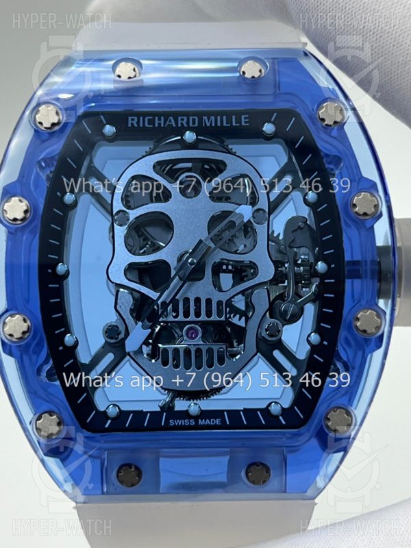 Фото 6 - Richard Mille RM 052 Skull Tourbillon Blue Sapphire