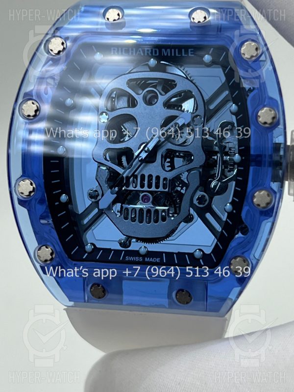 Фото 7 - Richard Mille RM 052 Skull Tourbillon Blue Sapphire