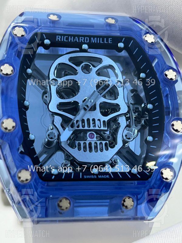 Фото 9 - Richard Mille RM 052 Skull Tourbillon Blue Sapphire