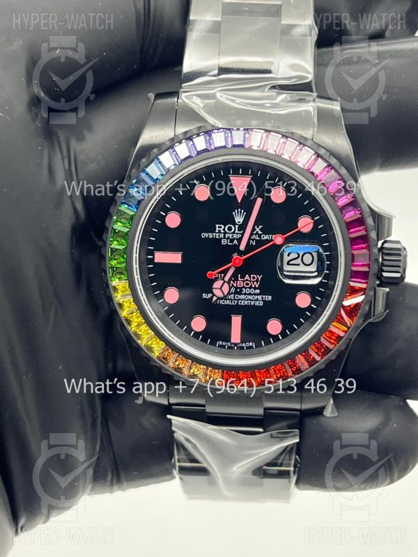 Фото 4 - Rolex Submariner 37mm Blaken Pink Lady