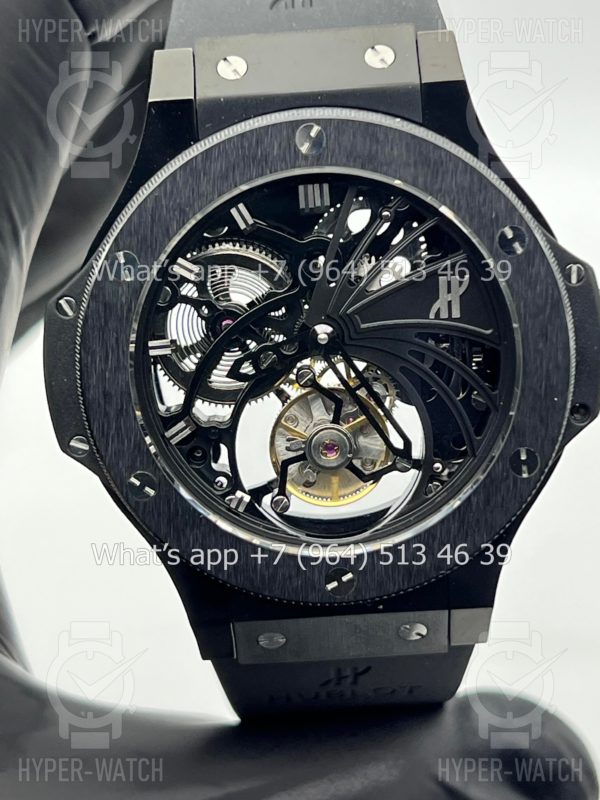 Фото 3 - Hublot Big Bang Tourbillion Skeleton Black 44mm