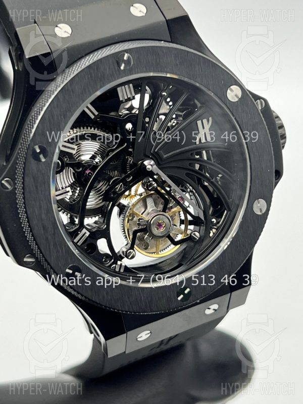 Фото 6 - Hublot Big Bang Tourbillion Skeleton Black 44mm