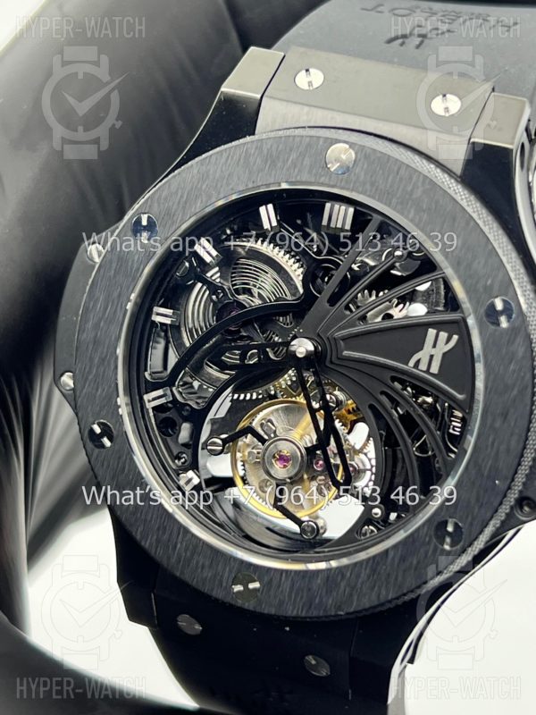 Фото 8 - Hublot Big Bang Tourbillion Skeleton Black 44mm