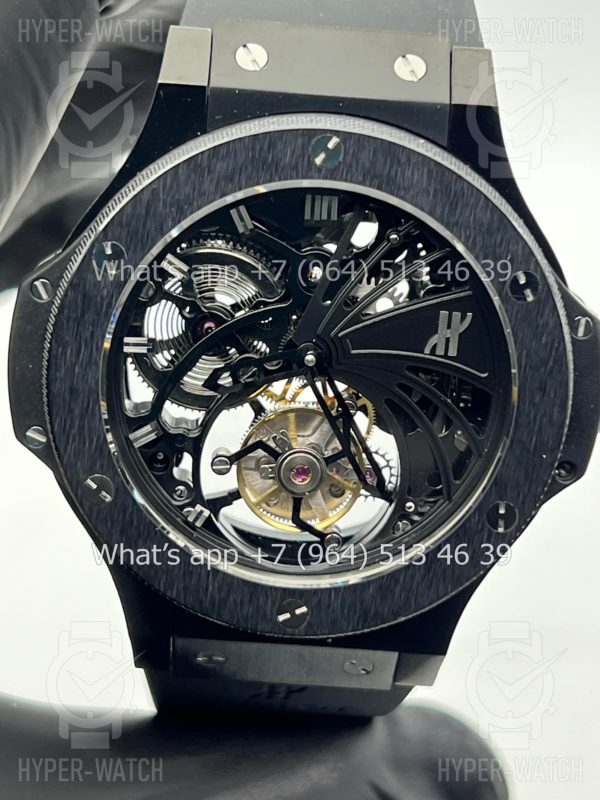 Фото 9 - Hublot Big Bang Tourbillion Skeleton Black 44mm