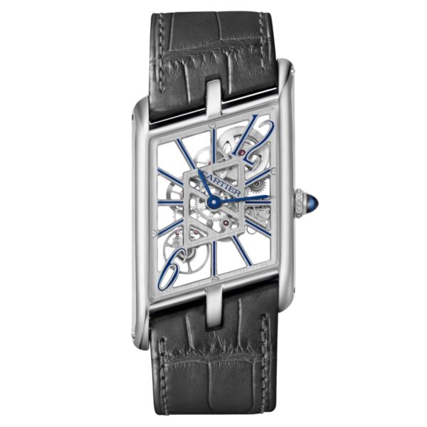 Фото 1 - Cartier Prive Tank Asymetrique Skeleton Black