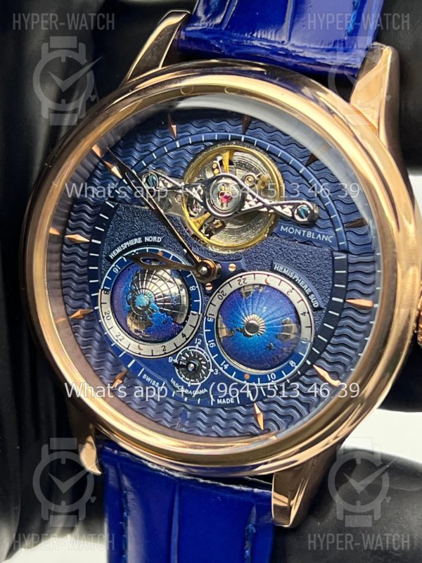 Фото 3 - Montblanc Collection Villeret Tourbillon Cylindrique NightSky Geospheres 44mm Art 6862