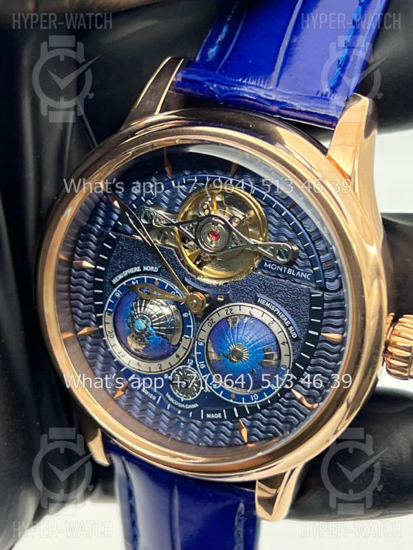 Фото 7 - Montblanc Collection Villeret Tourbillon Cylindrique NightSky Geospheres 44mm Art 6862