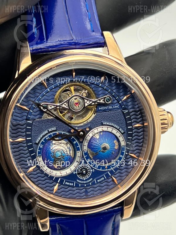 Фото 8 - Montblanc Collection Villeret Tourbillon Cylindrique NightSky Geospheres 44mm Art 6862