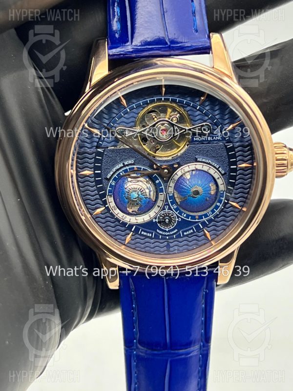 Фото 9 - Montblanc Collection Villeret Tourbillon Cylindrique NightSky Geospheres 44mm Art 6862