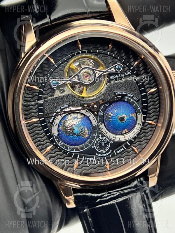 Фото 4 - Montblanc Collection Villeret Tourbillon Cylindrique NightSky Geospheres 44mm Art 6863