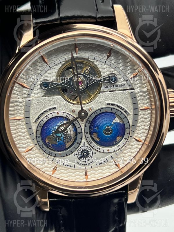 Фото 2 - Montblanc Collection Villeret Tourbillon Cylindrique NightSky Geospheres 44mm Art 6864