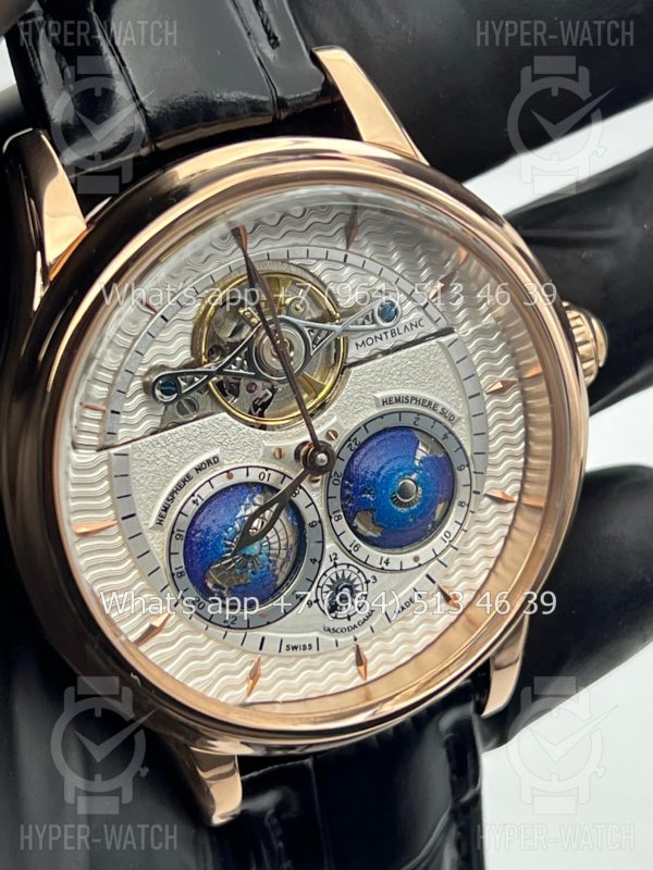 Фото 3 - Montblanc Collection Villeret Tourbillon Cylindrique NightSky Geospheres 44mm Art 6864