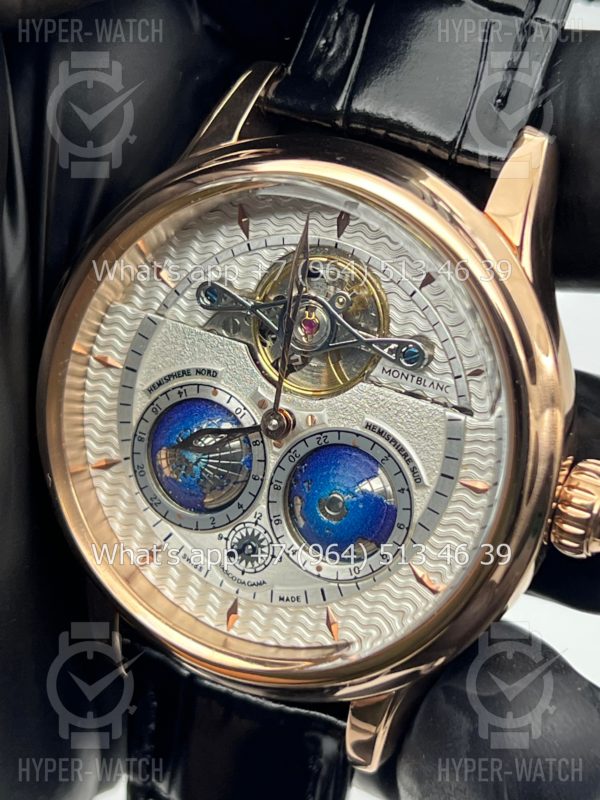 Фото 4 - Montblanc Collection Villeret Tourbillon Cylindrique NightSky Geospheres 44mm Art 6864