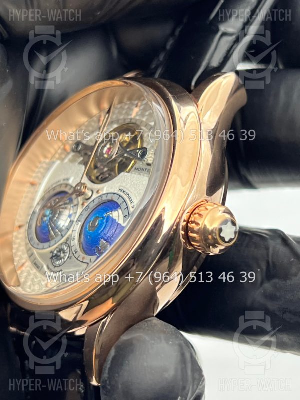 Фото 5 - Montblanc Collection Villeret Tourbillon Cylindrique NightSky Geospheres 44mm Art 6864