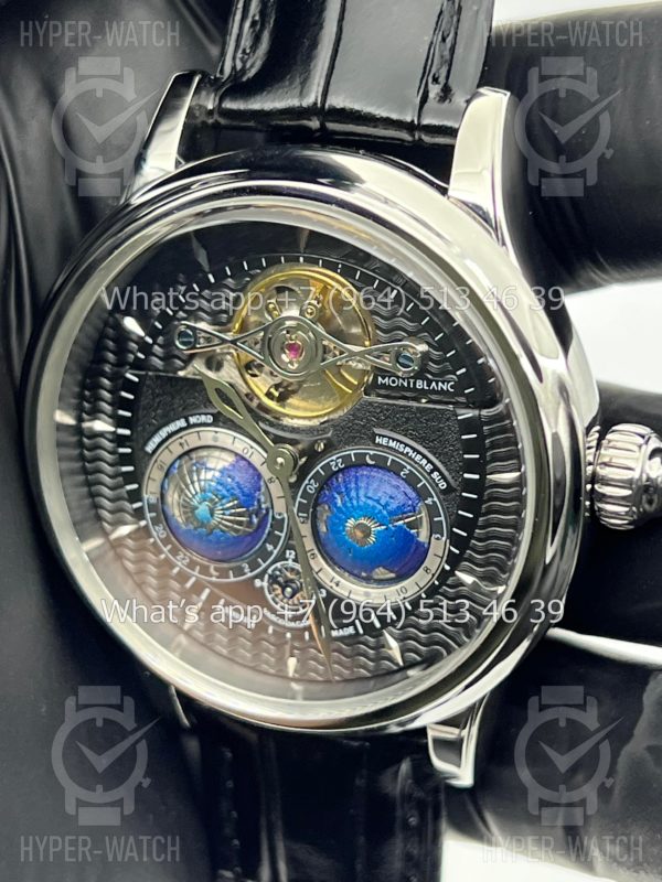 Фото 5 - Montblanc Collection Villeret Tourbillon Cylindrique NightSky Geospheres 44mm Art 6865