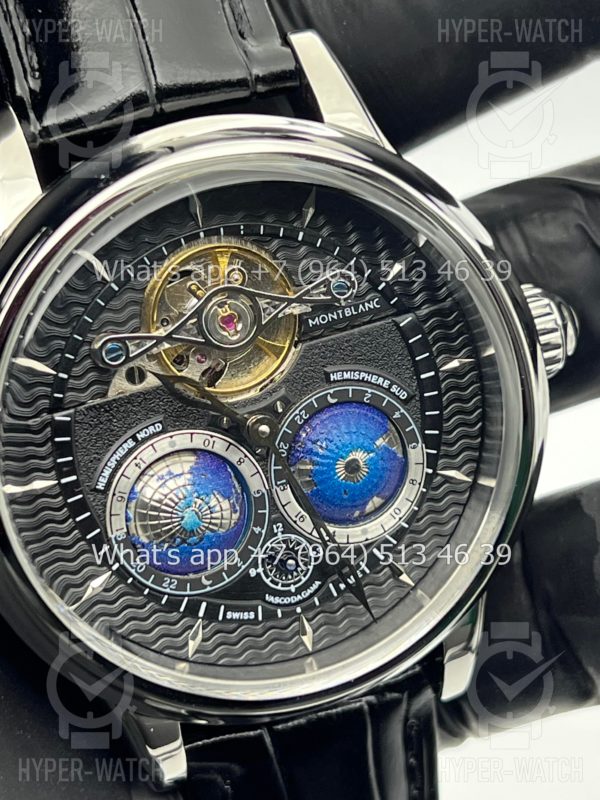 Фото 6 - Montblanc Collection Villeret Tourbillon Cylindrique NightSky Geospheres 44mm Art 6865